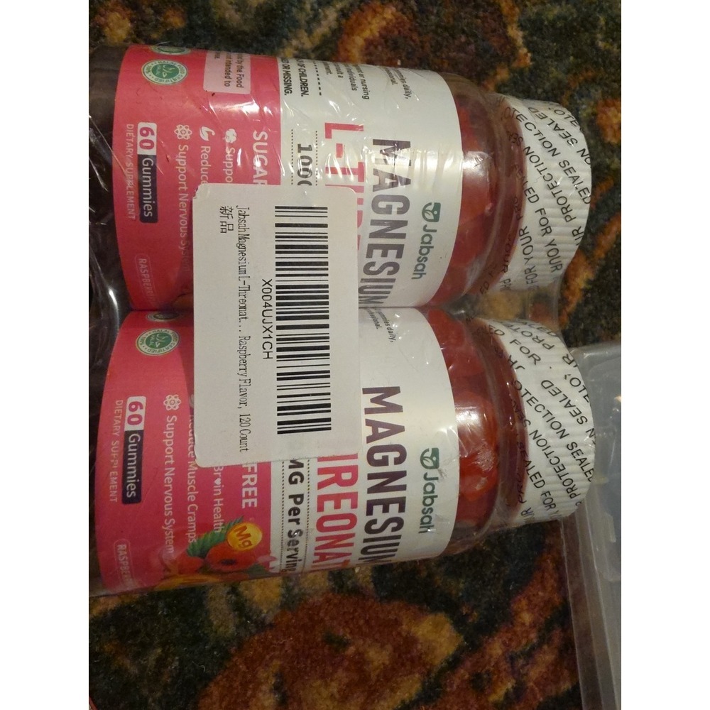 Jabsah Megnesium L-threonate 1000MG Per Serving Ex08/10/27‎ Pac2